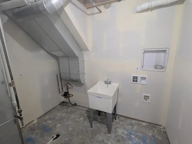 a view of water heater room
