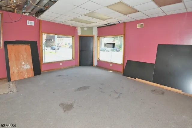 a view of a room with window