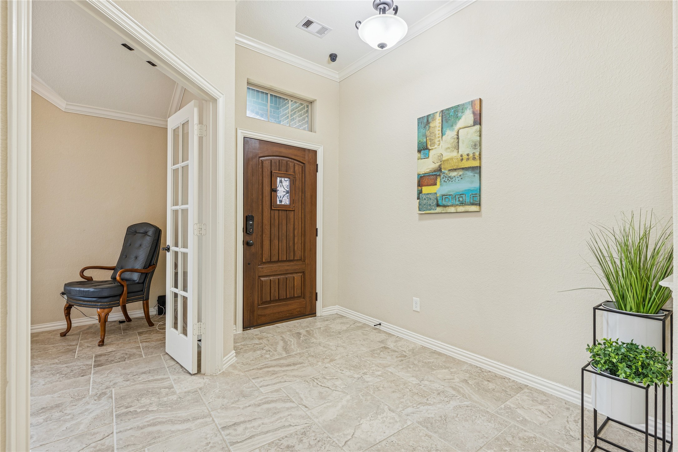 3876 Oakmist Bend Lane Spring, TX 77386 - Photo 7 of 41 a view of workspace with furniture and potted plant