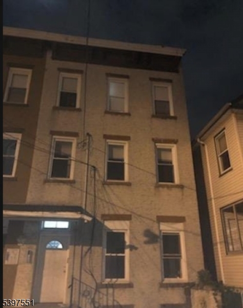 a front view of a building