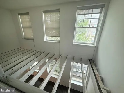 a view of wooden floor in a room