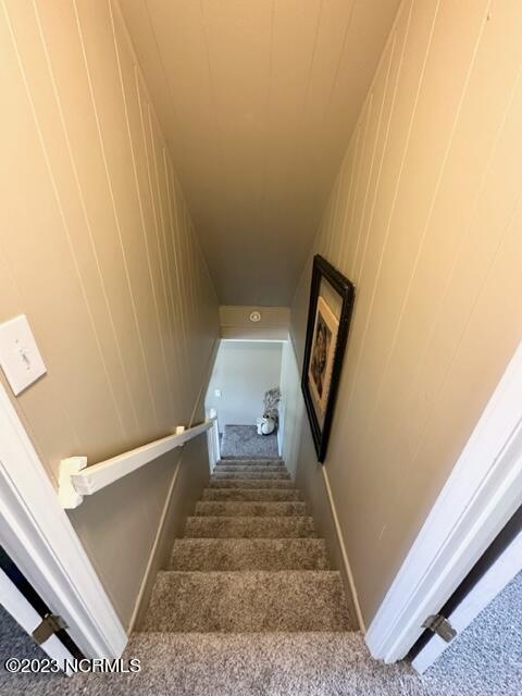 113 Star Church Road Marshallberg, NC 28553 - Photo 29 of 37 Stairway to two space rooms