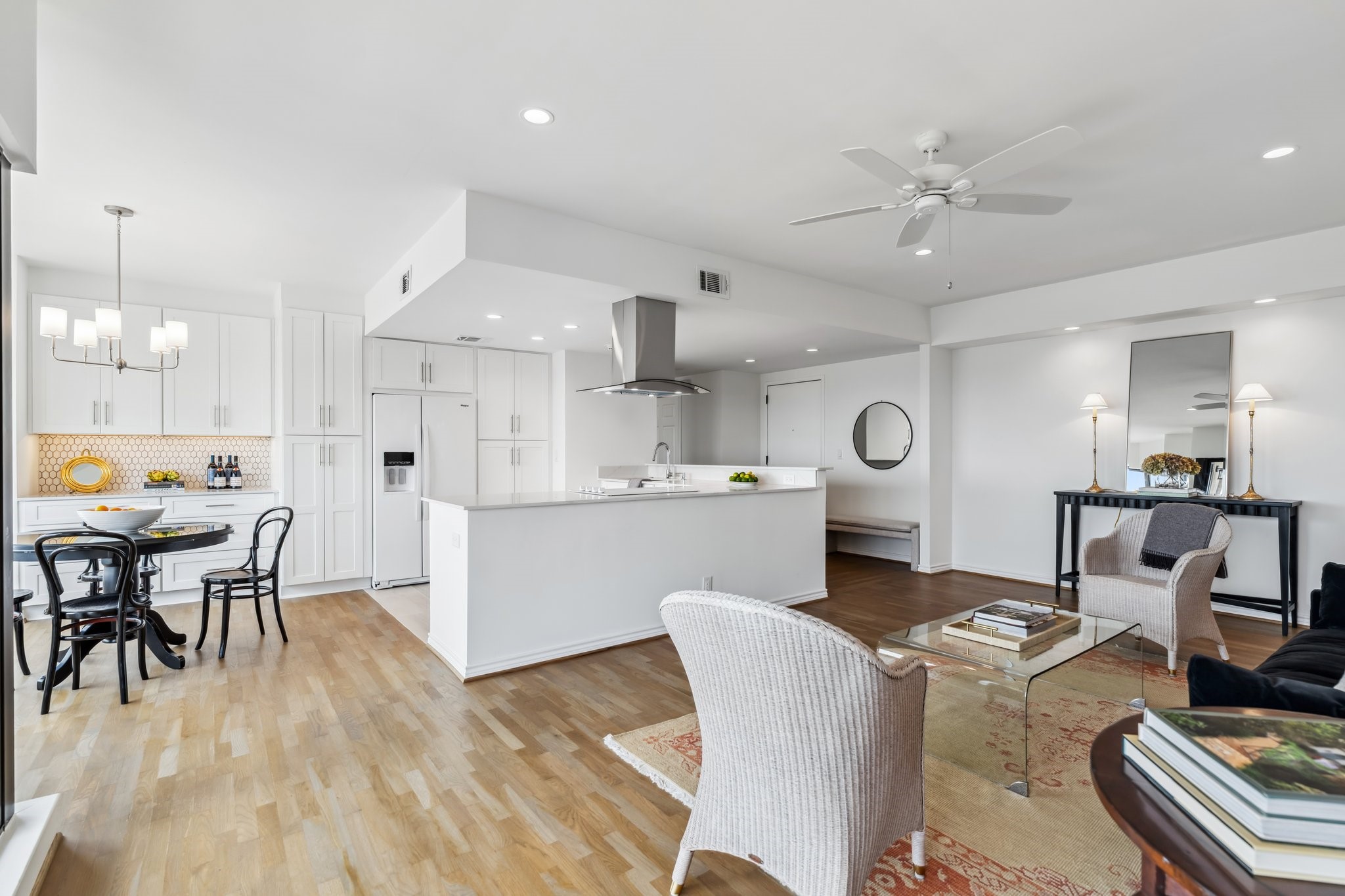 2001 Holcombe Boulevard, Unit 2305 Houston, TX 77030 - Photo 1 of 46 a living room with lots of furniture and kitchen view
