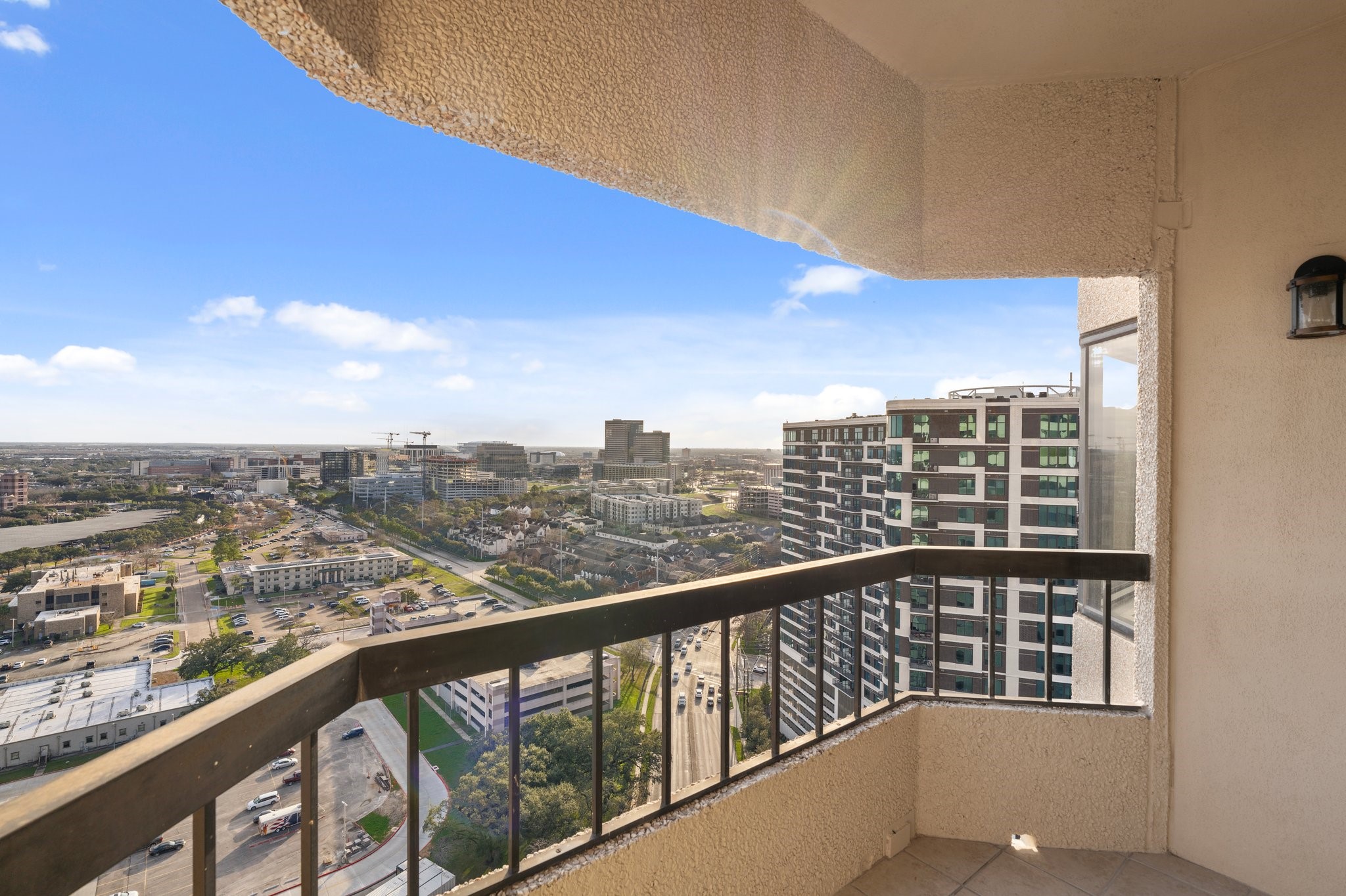 2001 Holcombe Boulevard, Unit 2305 Houston, TX 77030 - Photo 19 of 46 a view of city from a balcony