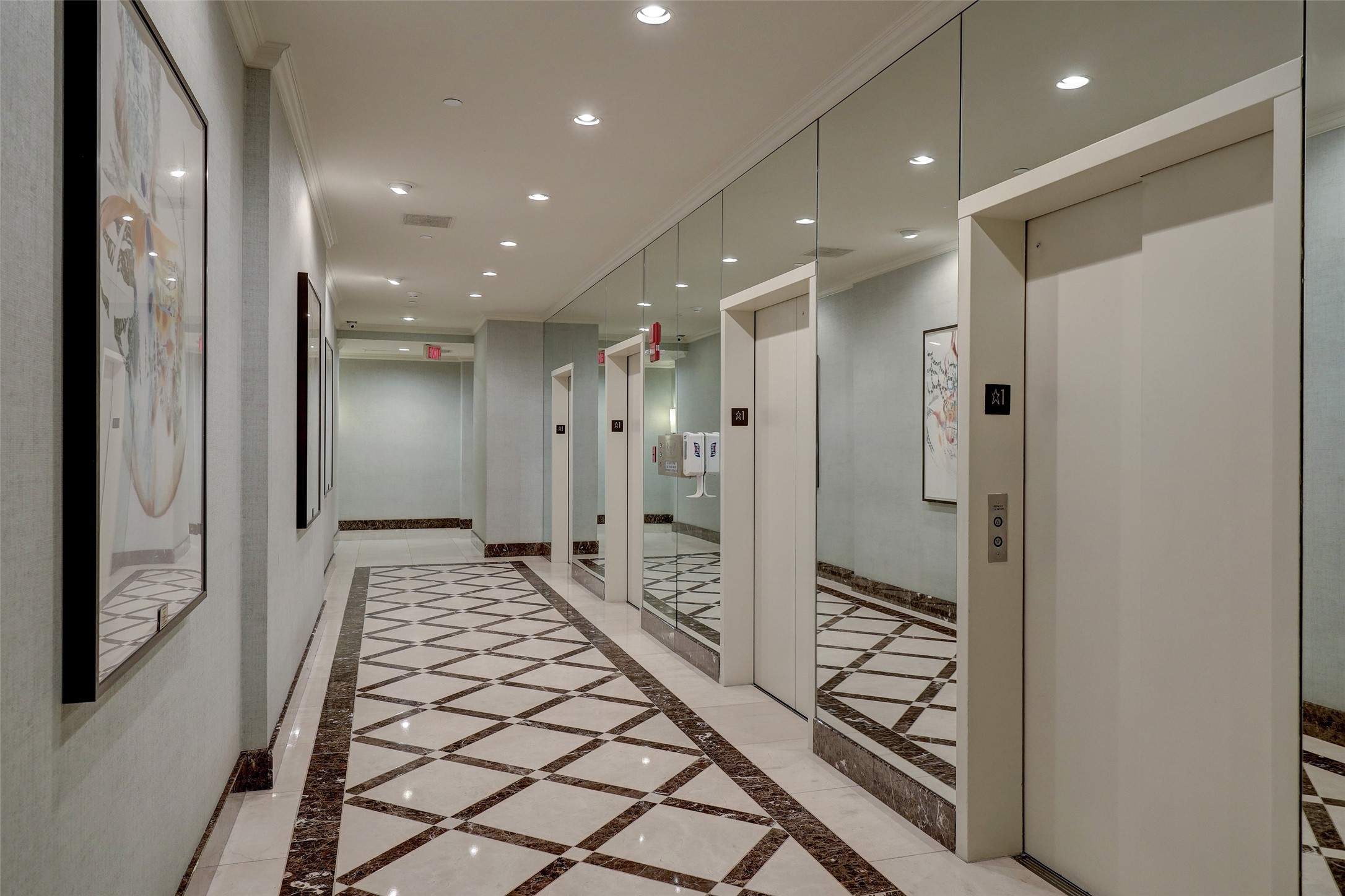 2001 Holcombe Boulevard, Unit 2305 Houston, TX 77030 - Photo 24 of 46 a bathroom with a glass door shower and a sink