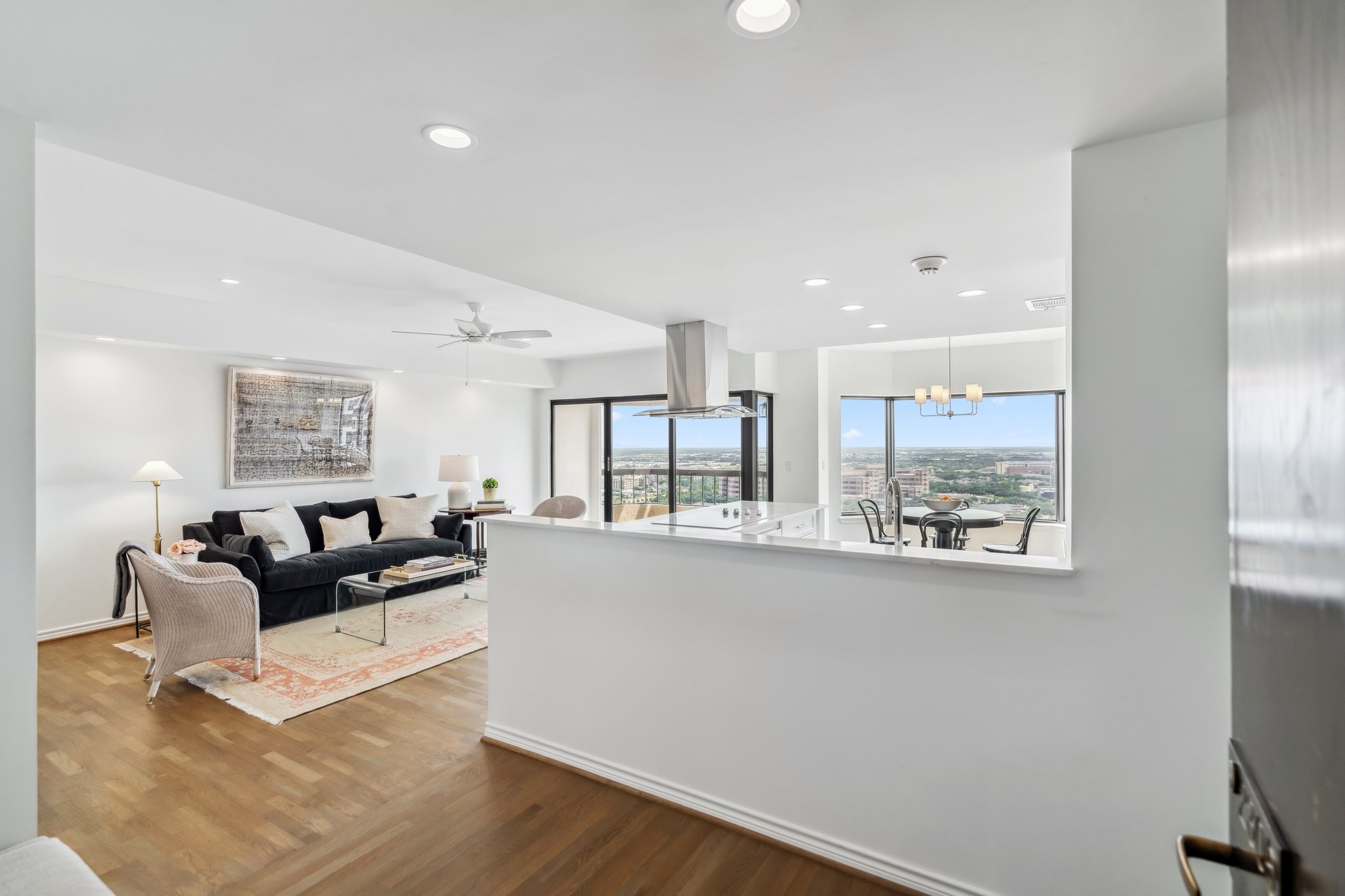 2001 Holcombe Boulevard, Unit 2305 Houston, TX 77030 - Photo 9 of 46 a living room with furniture and a large window