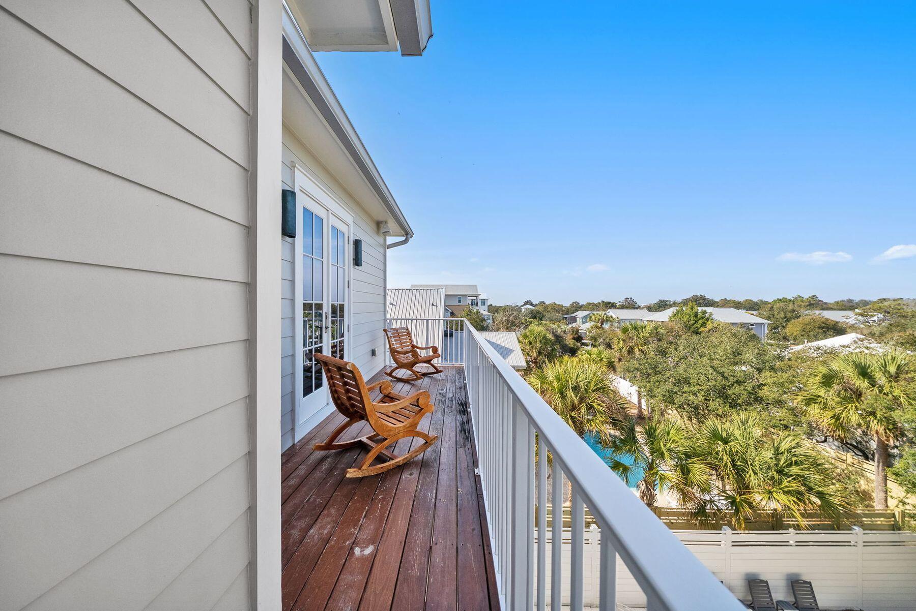 8183 East County Highway 30A Inlet Beach, FL 32461 - Photo 50 of 63 a view of balcony with furniture