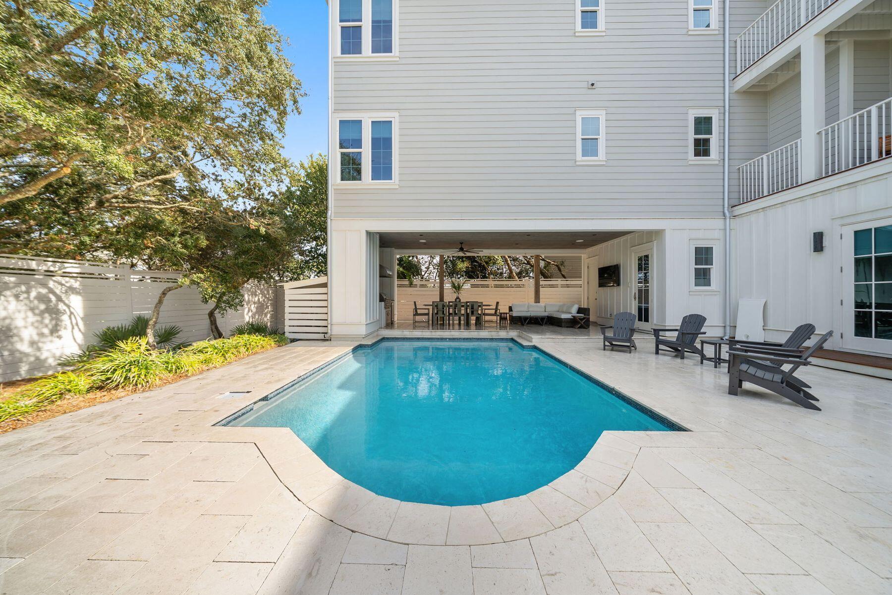 8183 East County Highway 30A Inlet Beach, FL 32461 - Photo 7 of 63 a swimming pool with outdoor seating and yard
