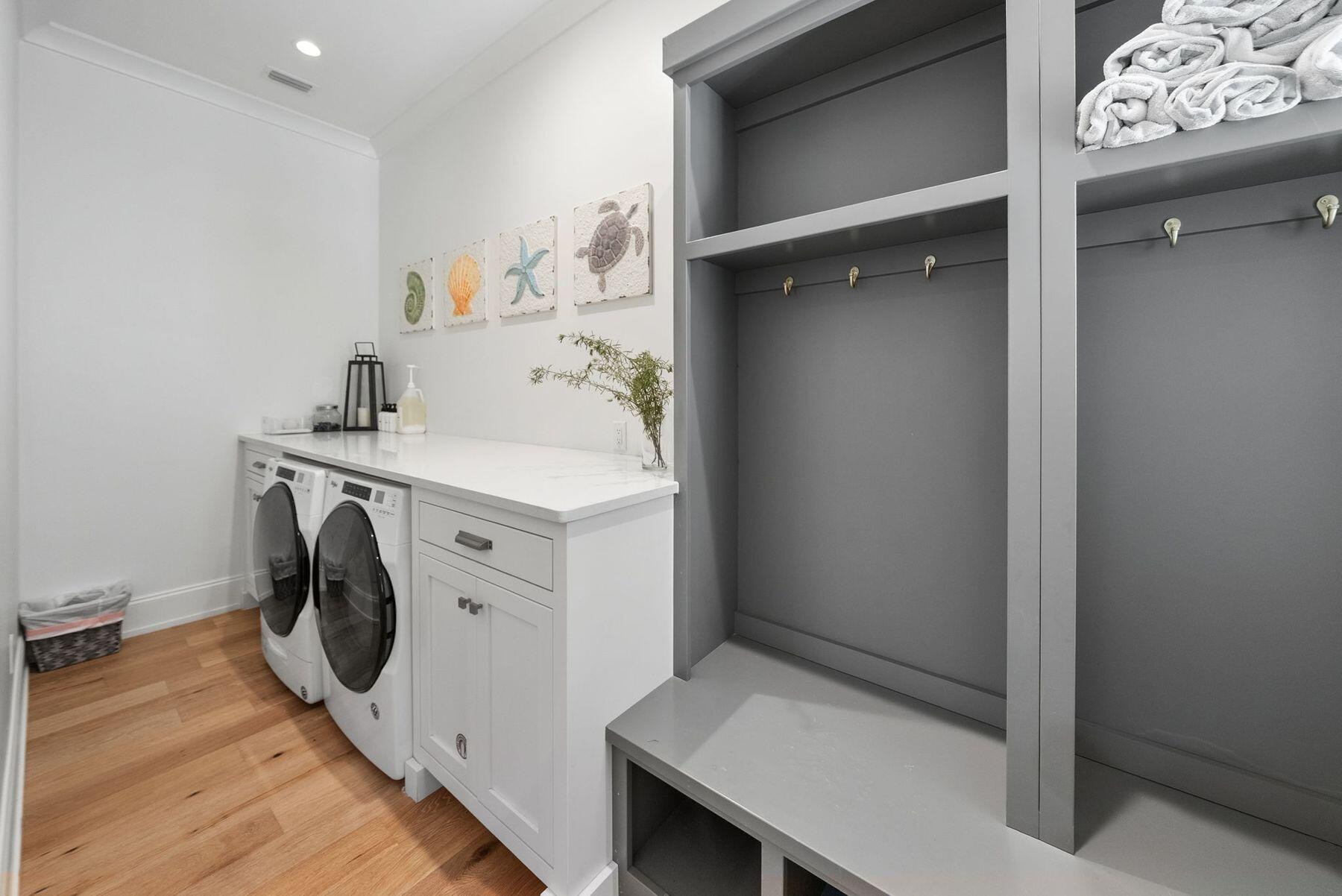 8183 East County Highway 30A Inlet Beach, FL 32461 - Photo 10 of 63 a utility room with dryer and washer