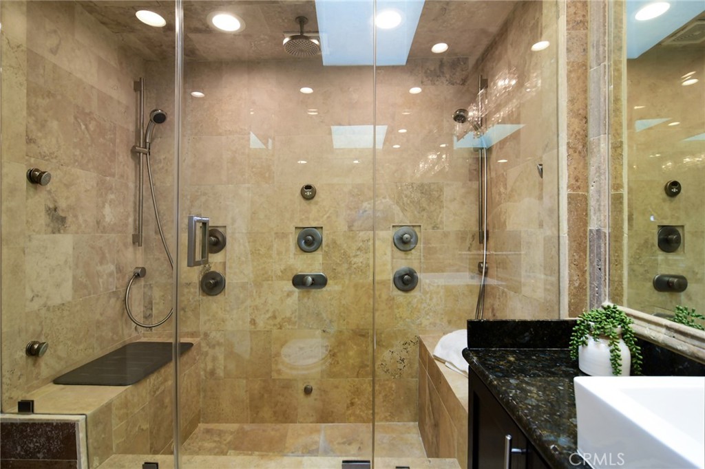 959 North Doheny Drive, Unit 205 West Hollywood, CA 90069 - Photo 21 of 25 a bathroom with a shower