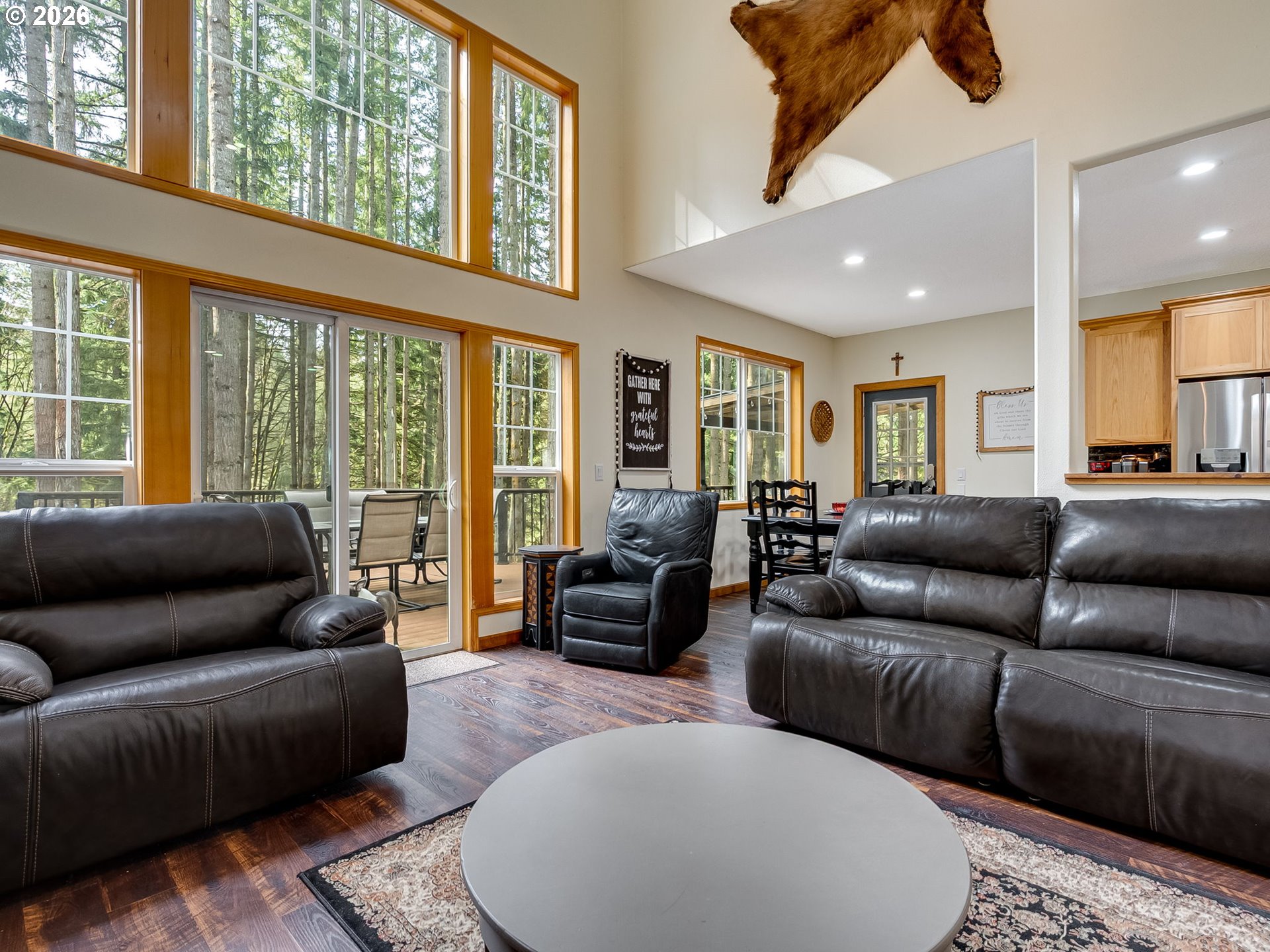 22967 South Day Hill Road Estacada, OR 97023 - Photo 21 of 40 a living room with furniture and a large window