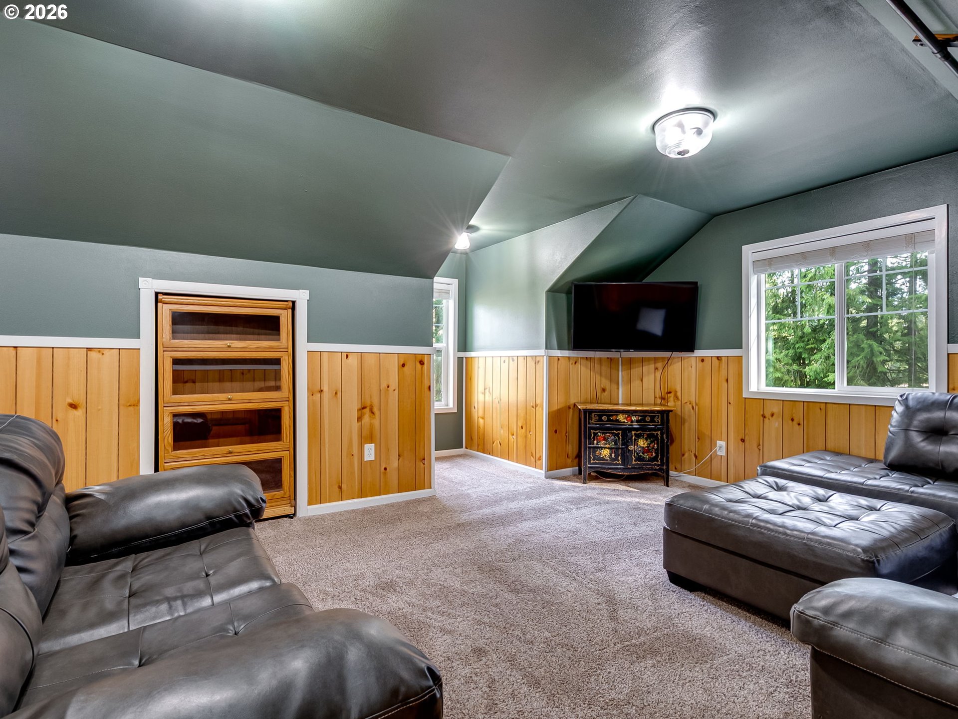 22967 South Day Hill Road Estacada, OR 97023 - Photo 31 of 40 a living room with furniture and a fireplace