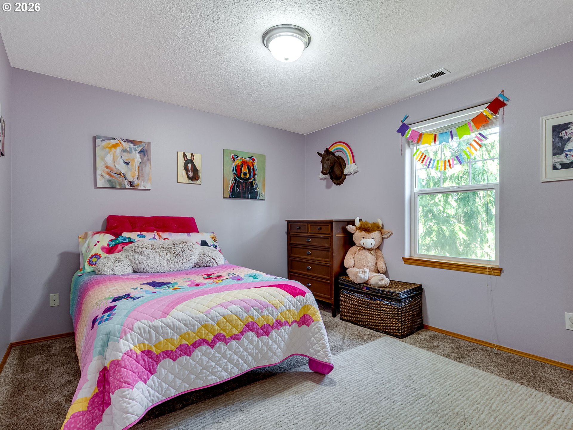 22967 South Day Hill Road Estacada, OR 97023 - Photo 35 of 40 a bedroom with a bed and a window