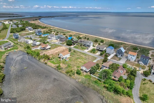 a view of a lake with a city