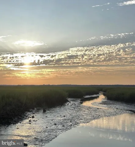 a aerial view of a house with a garden and lake view