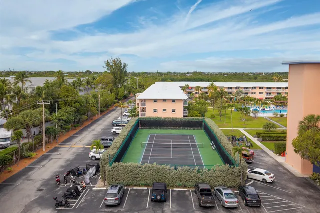 a view of a city from a balcony
