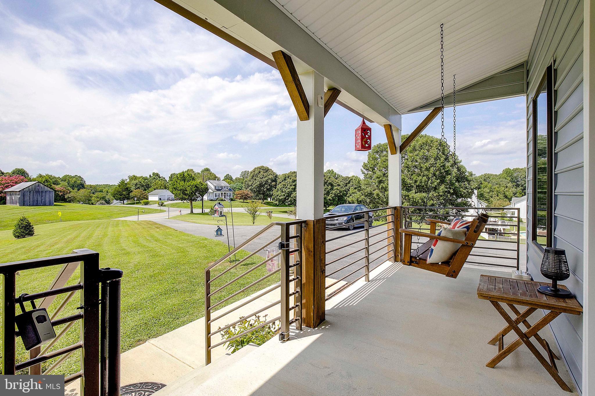 6135 Mill Branch Road Huntingtown, MD 20639 - Photo 44 of 54 FRONT PORCH WITH VIEW
