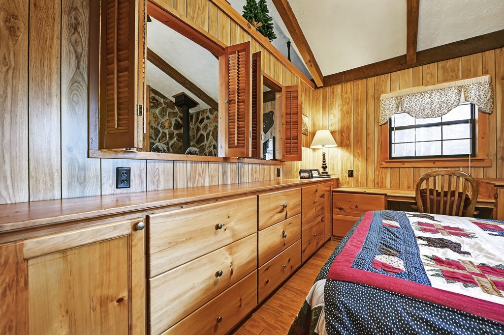 654 Stover Knob Trail Cherry Log, GA 30522 - Photo 16 of 44 a kitchen with stainless steel appliances granite countertop a stove a sink and a microwave