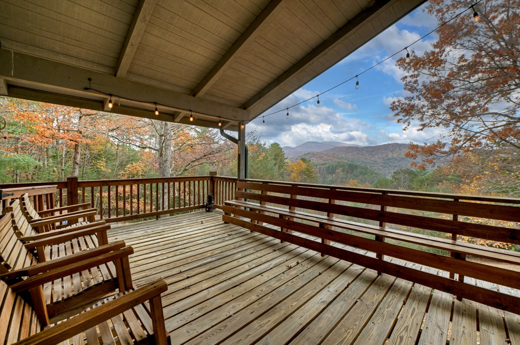 654 Stover Knob Trail Cherry Log, GA 30522 - Photo 3 of 44 a view of outdoor space with wooden floor