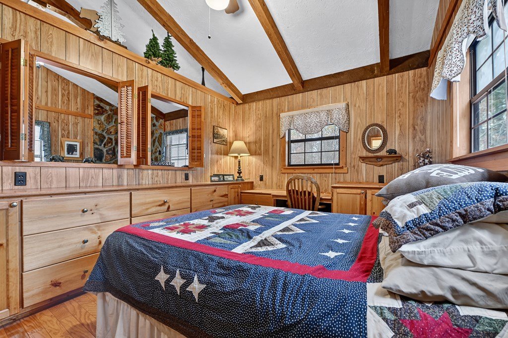 654 Stover Knob Trail Cherry Log, GA 30522 - Photo 6 of 44 a bedroom with a bed and a dresser