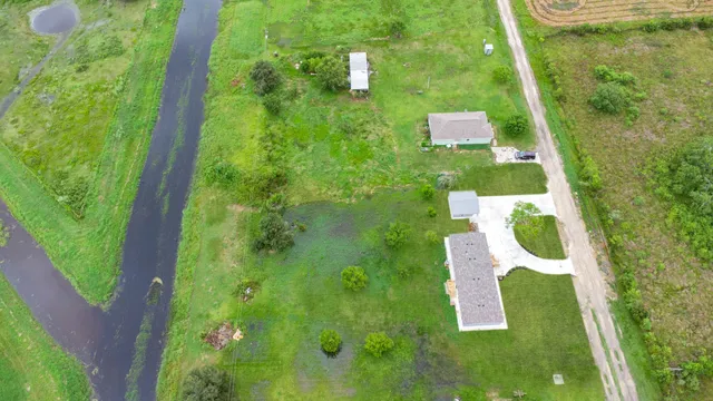 a bird view of building