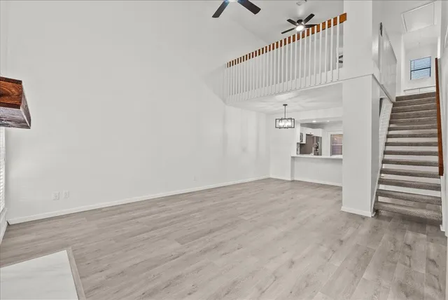 wooden floor in an empty room