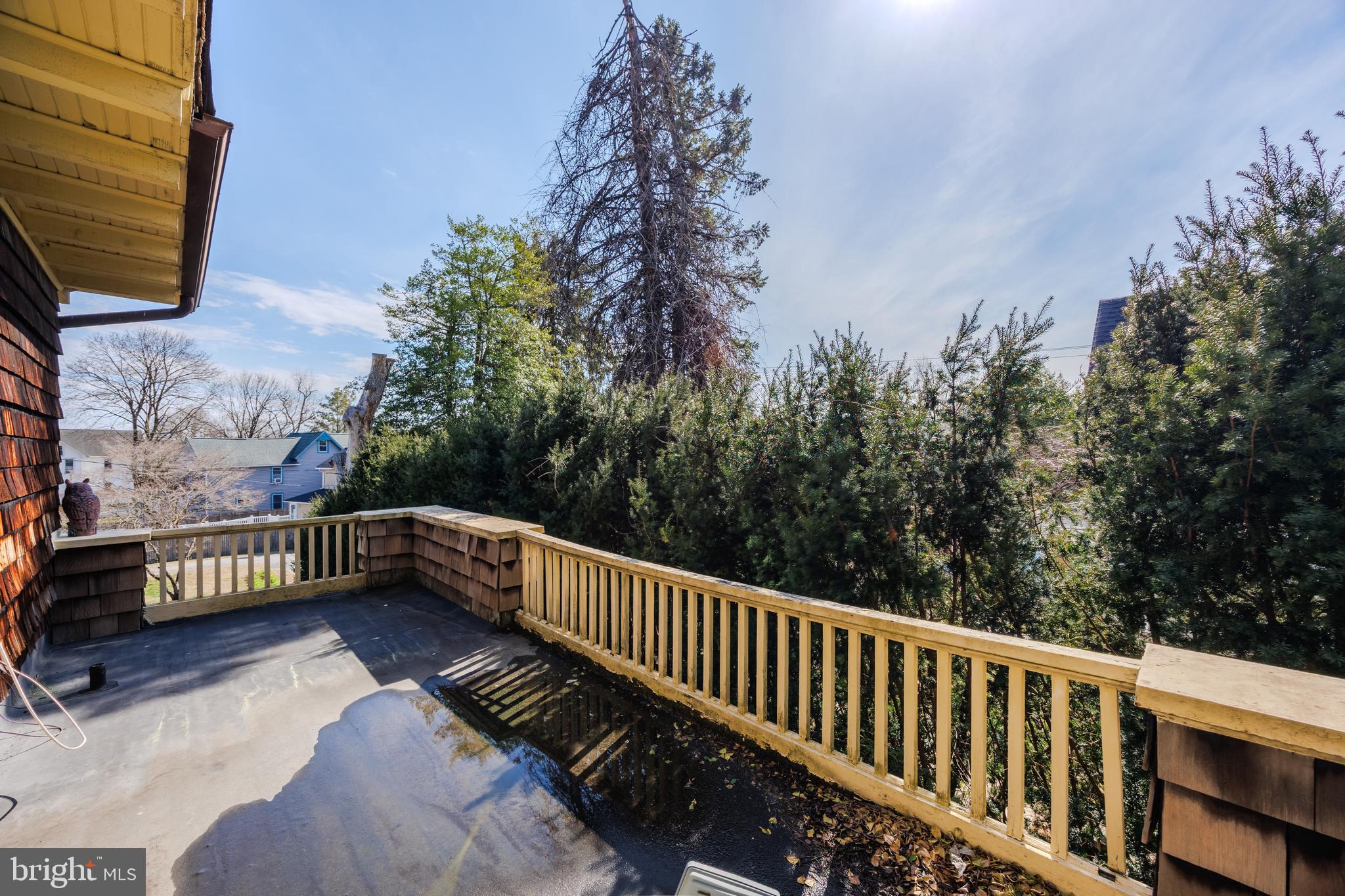 242 East Main Street Elkton, MD 21921 - Photo 42 of 53 a view of balcony with wooden fence