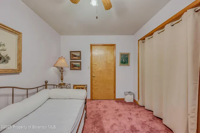 a living room with a couch and a table