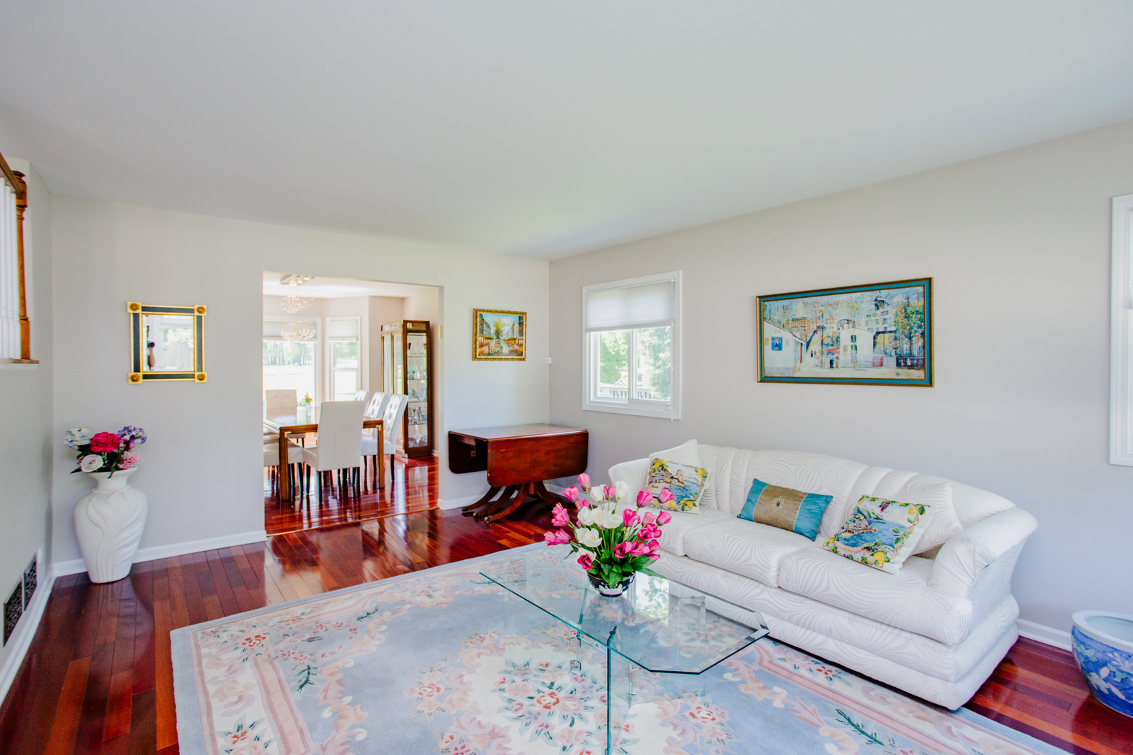 608 Raintree Road Buffalo Grove, IL 60089 - Photo 15 of 59 a living room with furniture and wooden floor