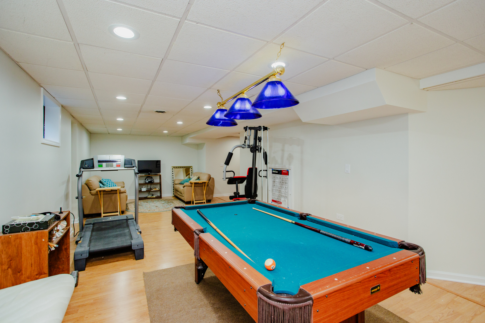 608 Raintree Road Buffalo Grove, IL 60089 - Photo 53 of 59 a room with pool table and windows