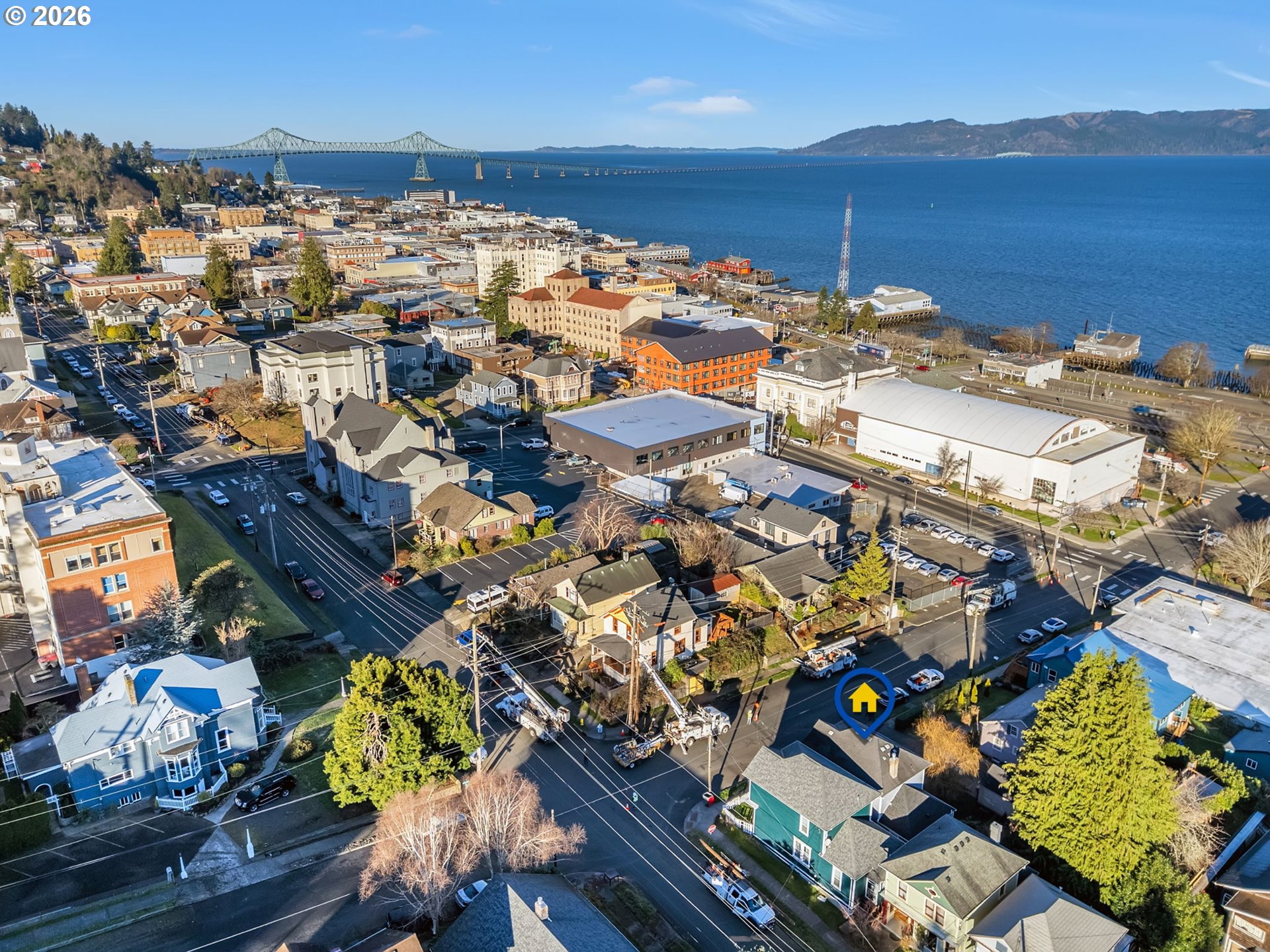 590 17th Street Astoria, OR 97103 - Photo 34 of 37 Drone View/UAV