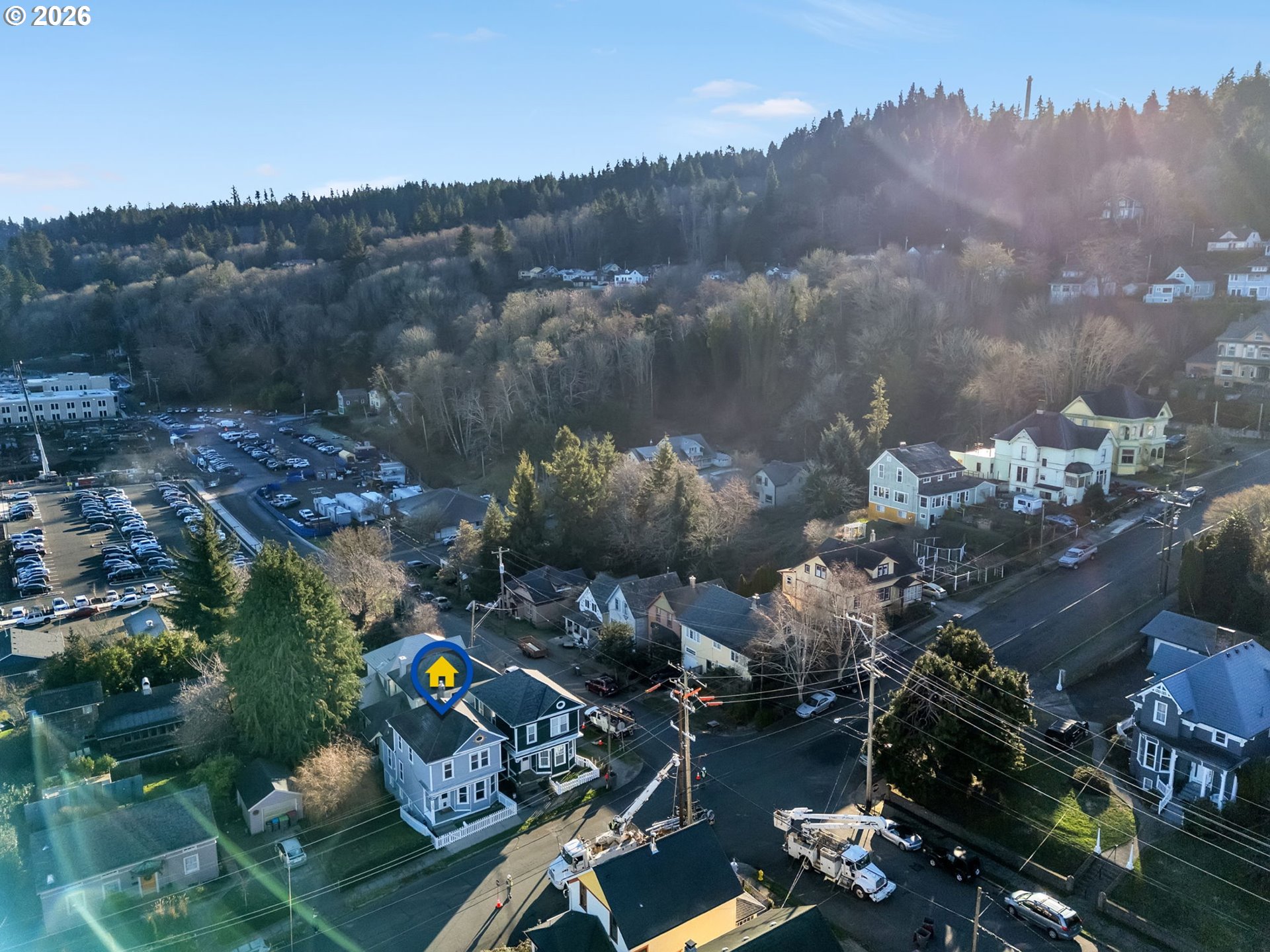 590 17th Street Astoria, OR 97103 - Photo 35 of 37 Drone View/UAV