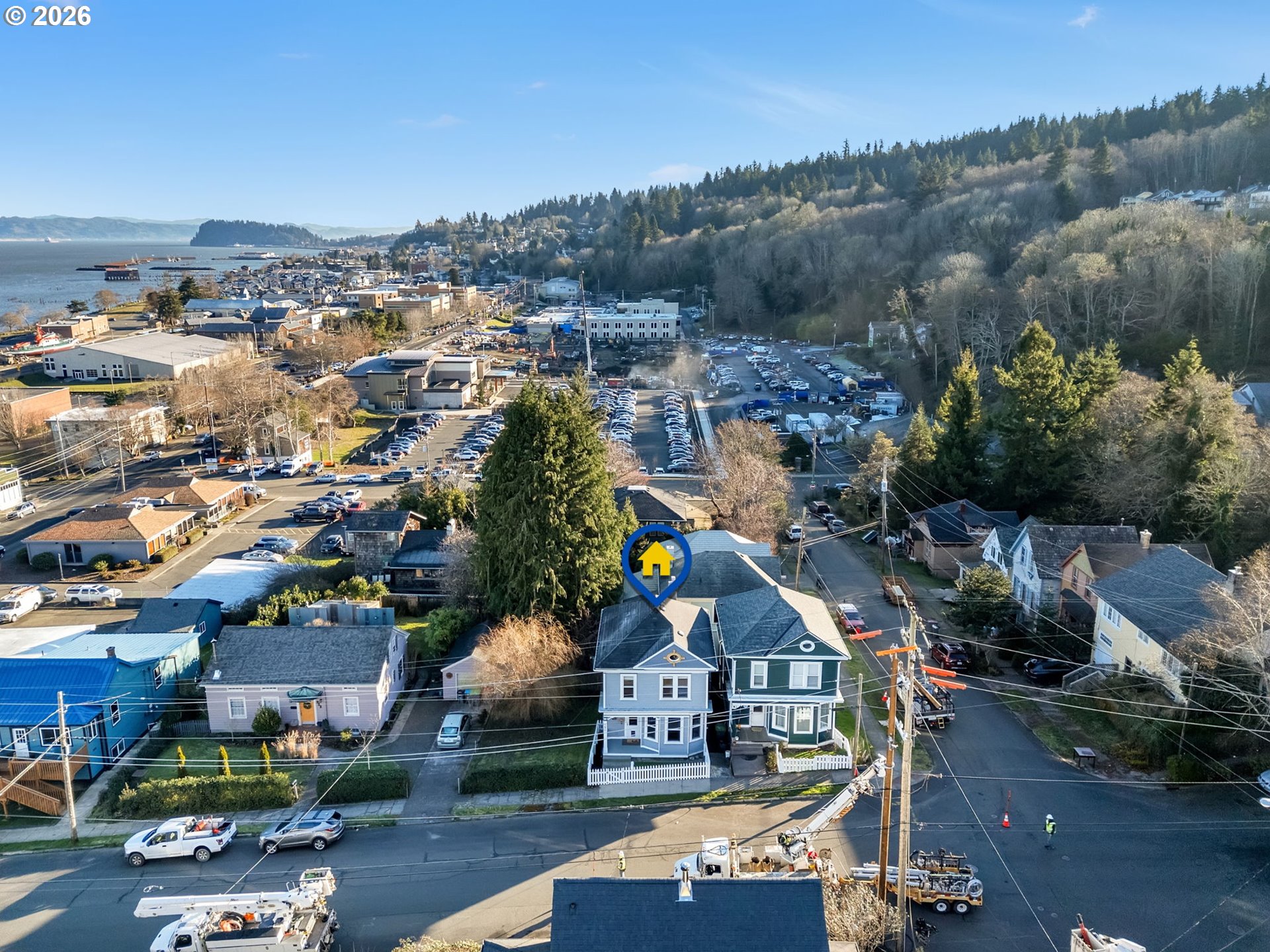 590 17th Street Astoria, OR 97103 - Photo 36 of 37 Drone View/UAV