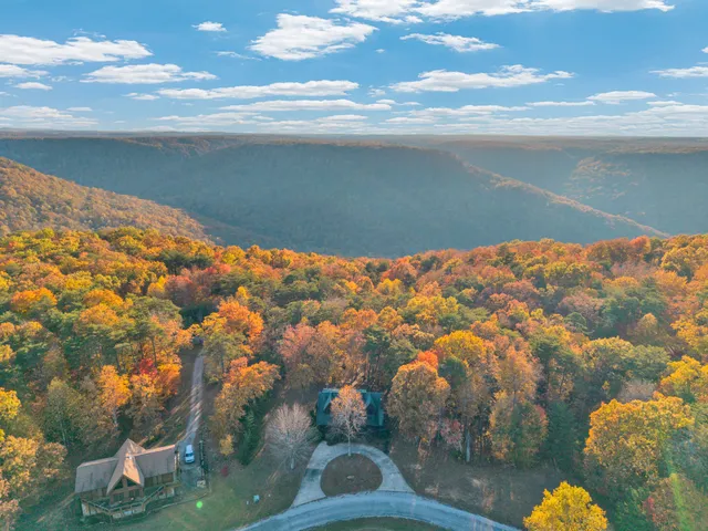 a view of a porch with wooden floor