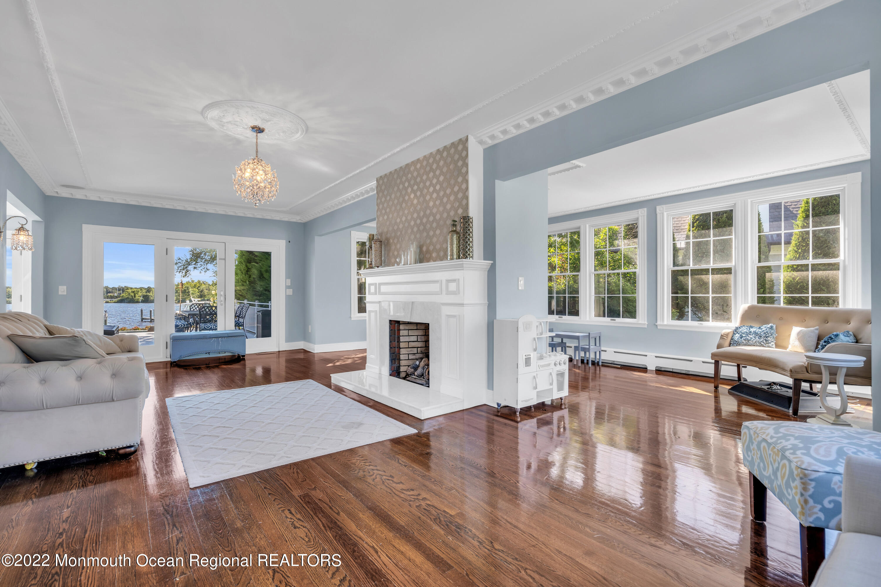18 Brooks Road Toms River, NJ 08753 - Photo 7 of 53 a living room with furniture and a fireplace