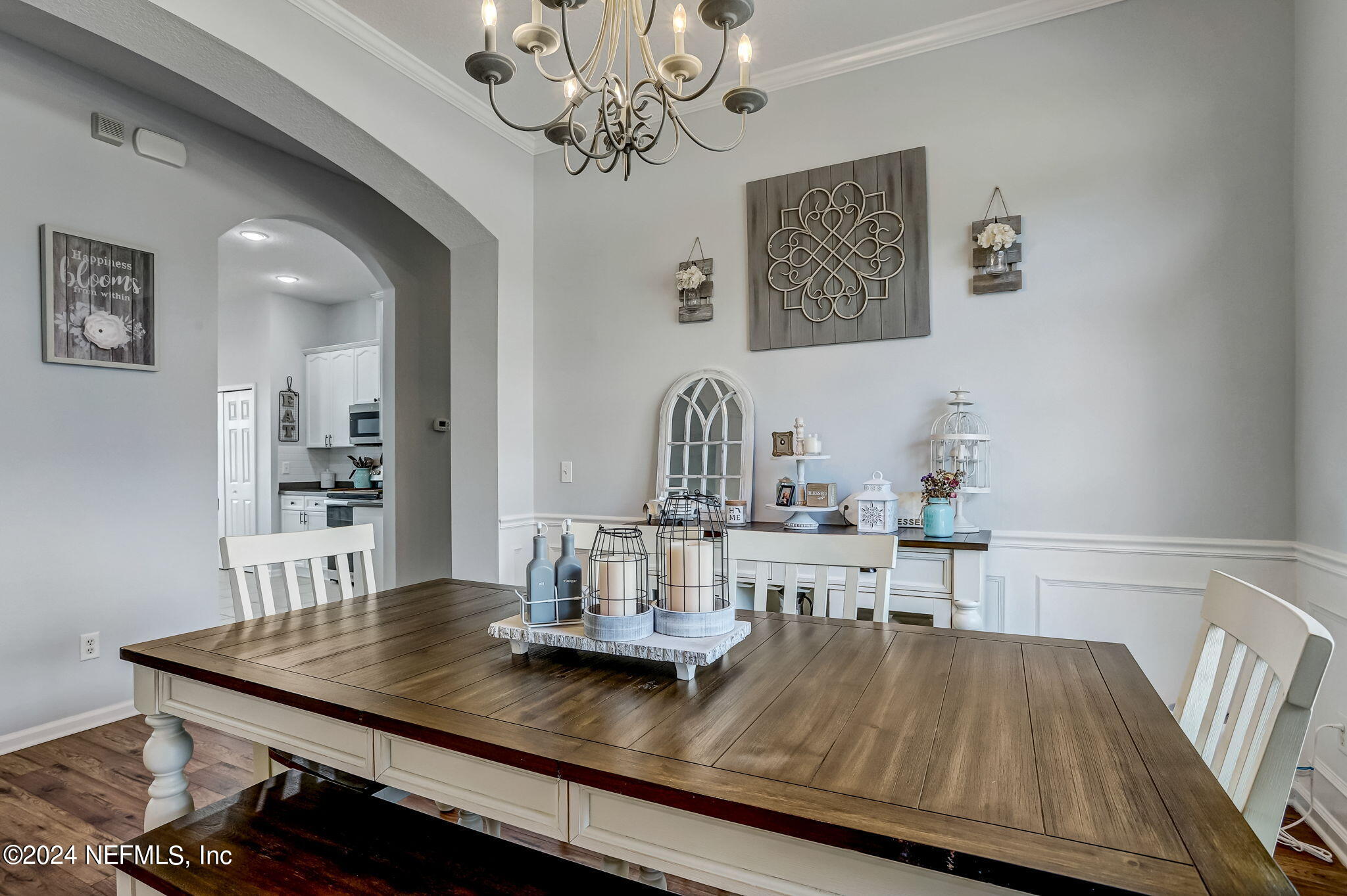 261 Porta Rosa Circle St. Augustine, FL 32092 - Photo 16 of 81 a view of a dining room with furniture and chandelier