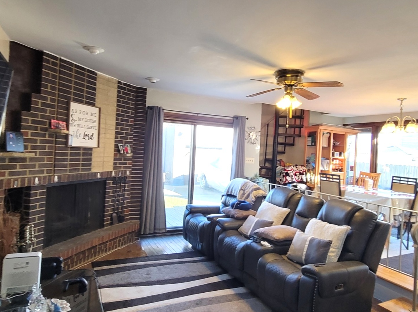 7432 West Gregory Street Chicago, IL 60656 - Photo 18 of 55 a living room with furniture and a fireplace
