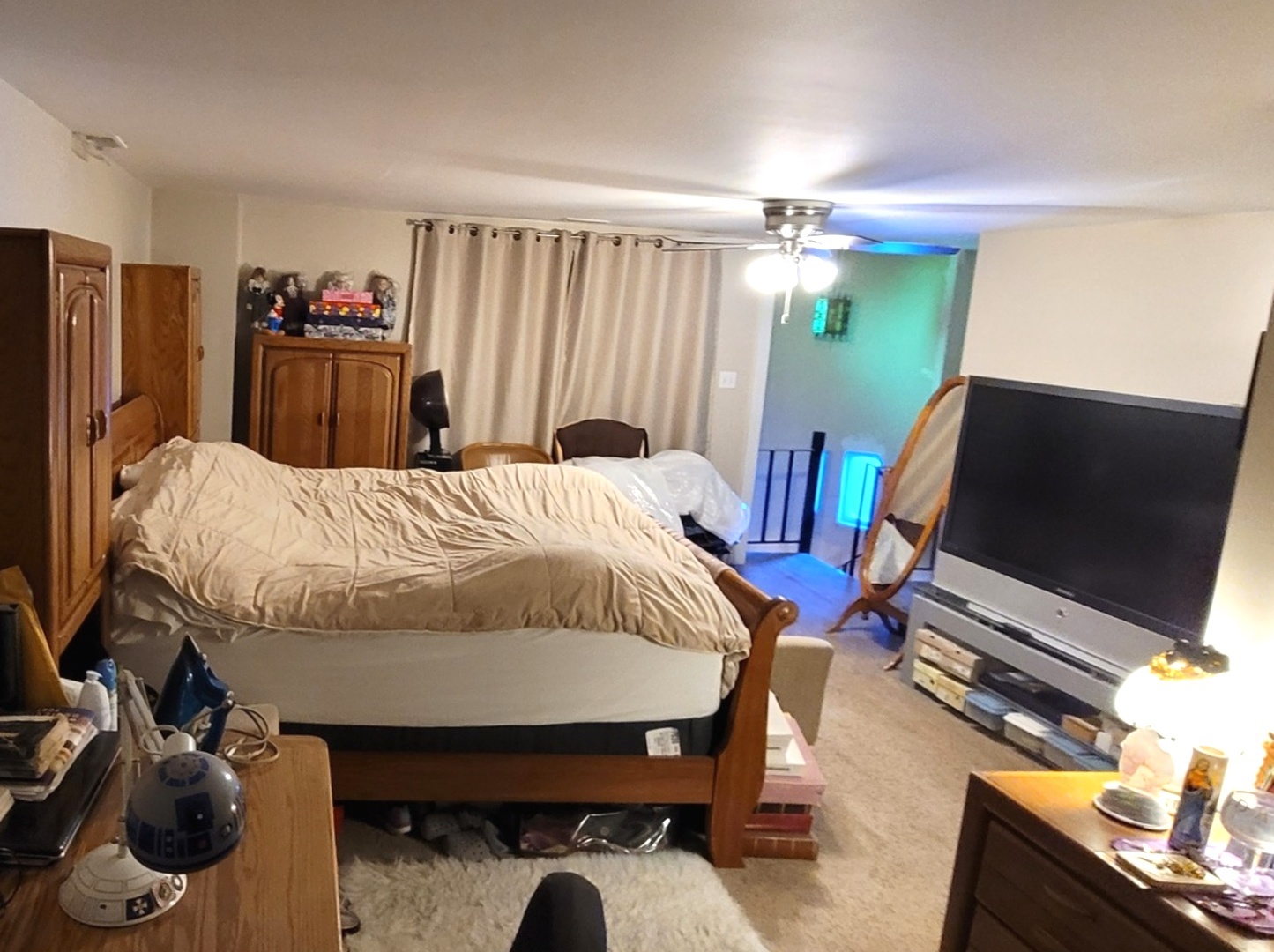 7432 West Gregory Street Chicago, IL 60656 - Photo 24 of 55 a bedroom with a bed and a flat screen tv