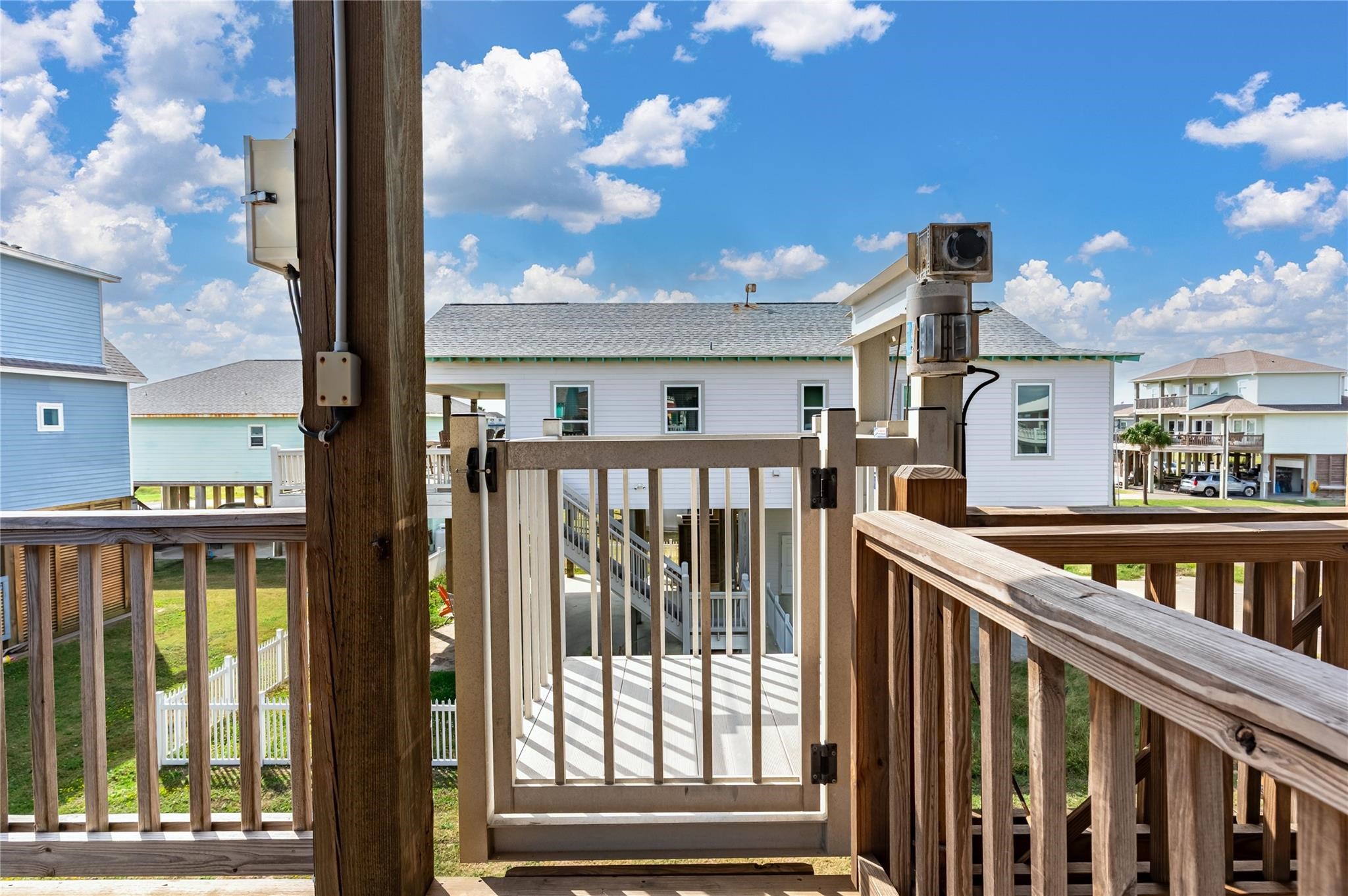 2576 Whitecap Crystal Beach, TX 77650 - Photo 12 of 49 a view of a brick house with a large window