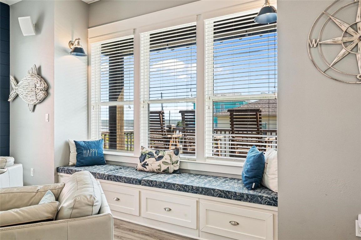 2576 Whitecap Crystal Beach, TX 77650 - Photo 4 of 49 a living room with granite countertop furniture and windows