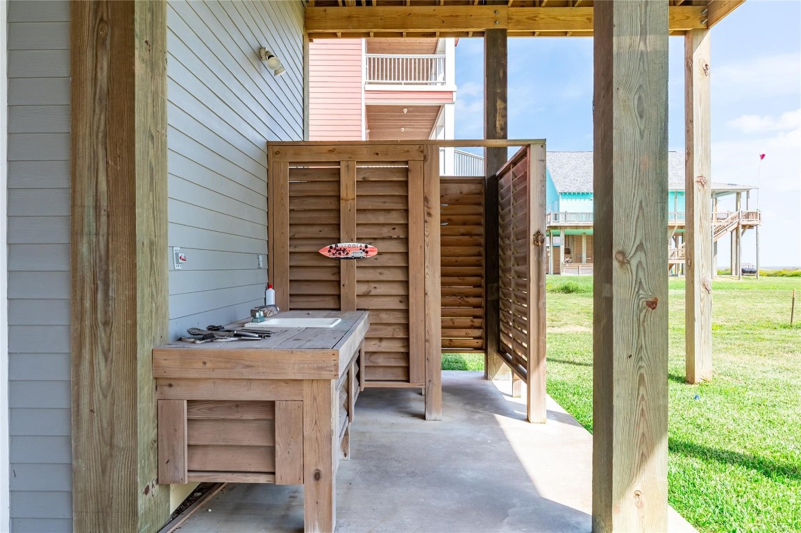 2576 Whitecap Crystal Beach, TX 77650 - Photo 46 of 49 a balcony view with a outdoor space
