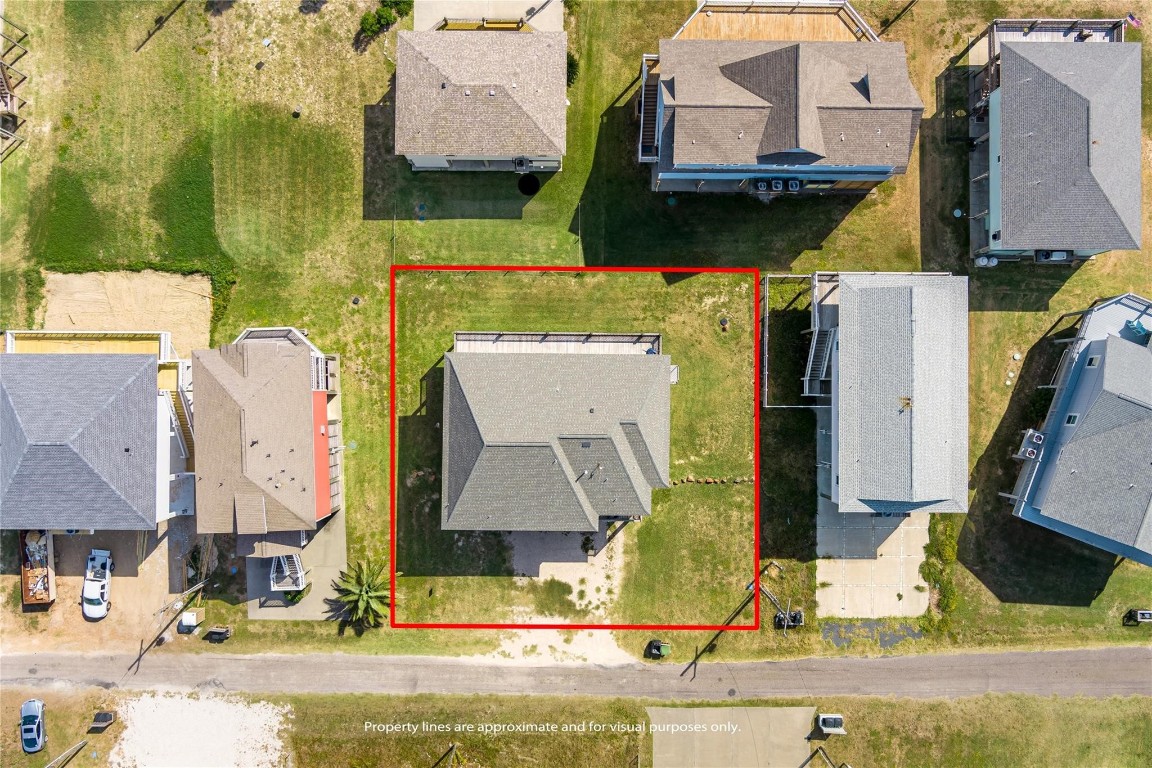 2576 Whitecap Crystal Beach, TX 77650 - Photo 47 of 49 an aerial view of houses with outdoor space