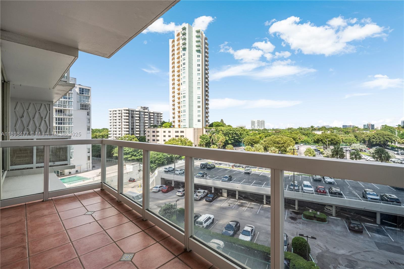 2451 Brickell Avenue, Unit 6N Miami, FL 33129 - Photo 27 of 43 a view of a balcony with chairs