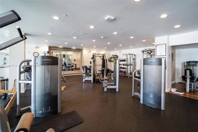 a view of swimming pool with outdoor seating and garden