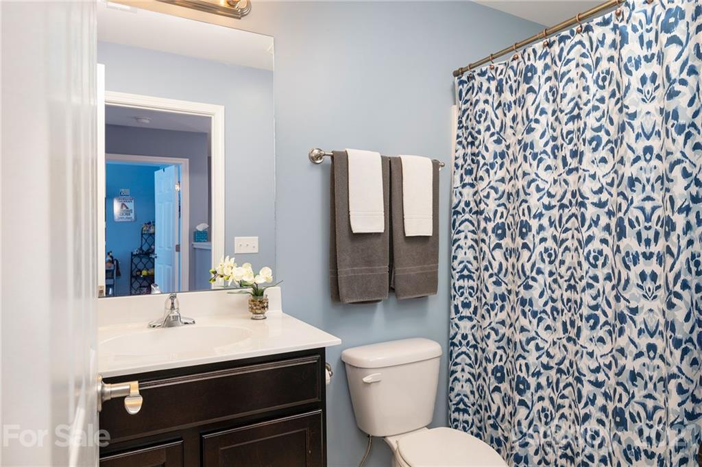 198 Alpine Ridge Drive Asheville, NC 28803 - Photo 17 of 24 a bathroom with a sink toilet and shower