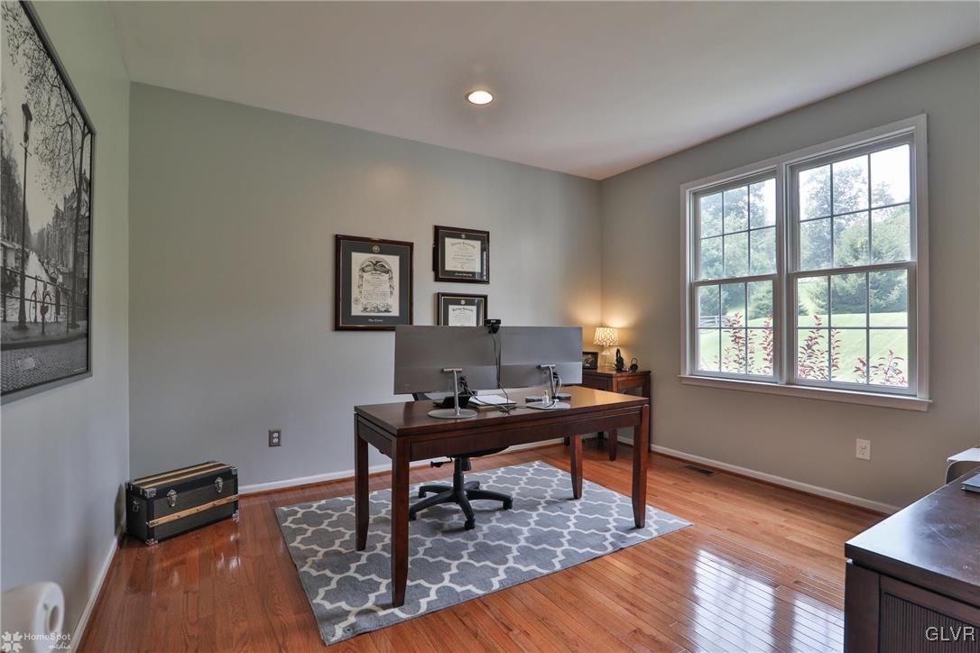 115 Kichline Road Hellertown, PA 18055 - Photo 12 of 45 a view of a workspace with furniture and a window