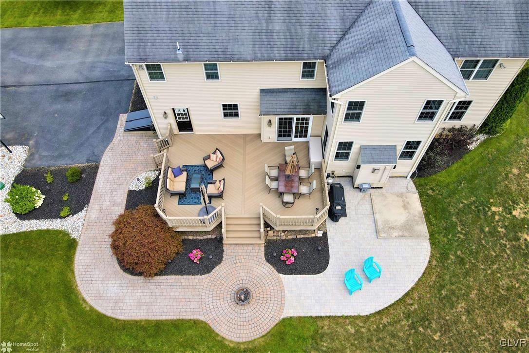 115 Kichline Road Hellertown, PA 18055 - Photo 41 of 45 a white house with furniture and kitchen view