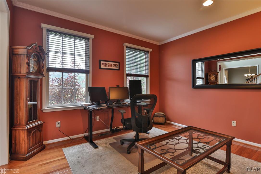115 Kichline Road Hellertown, PA 18055 - Photo 5 of 45 a view of a workspace with furniture and a window