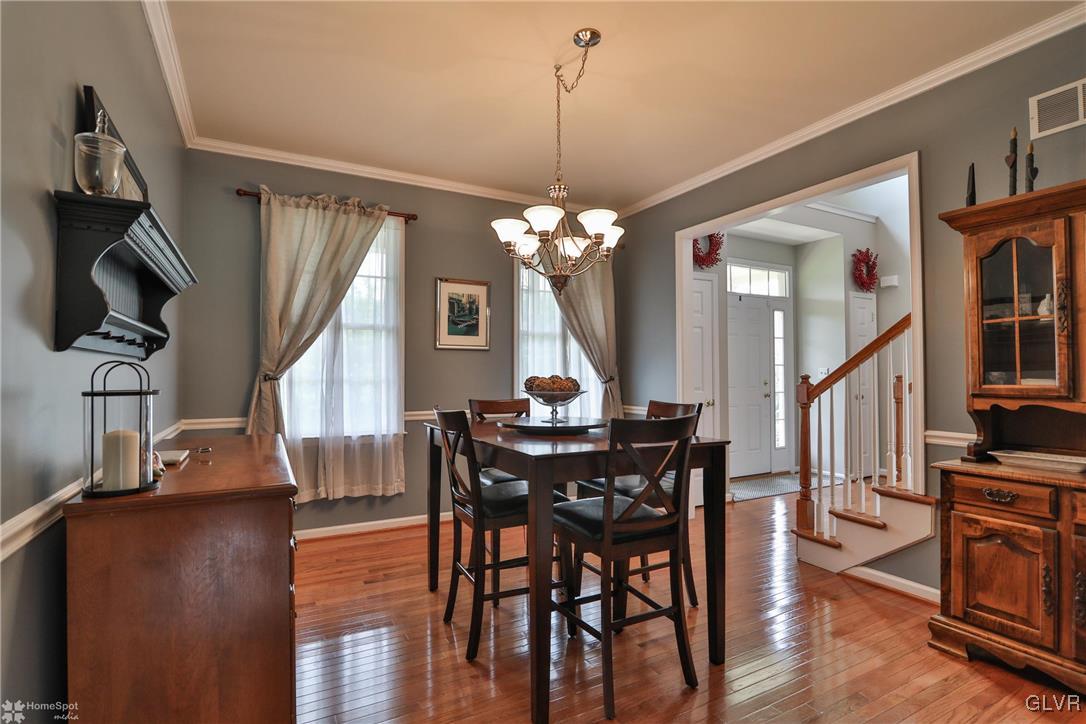115 Kichline Road Hellertown, PA 18055 - Photo 6 of 45 a view of a dining room with furniture and wooden floor