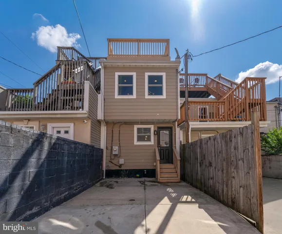 a view of a house with a balcony